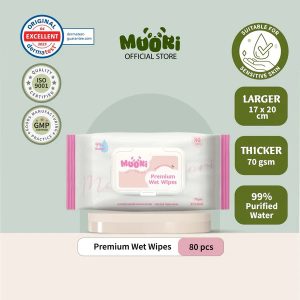 Premium Wet Wipes - Organic Formula (80’s)