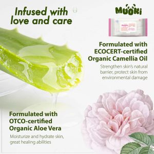 Premium Wet Wipes - Organic Formula (80’s)