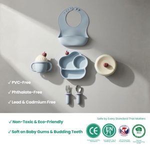 Berry Chérie Silicone Feeding Set 🍓