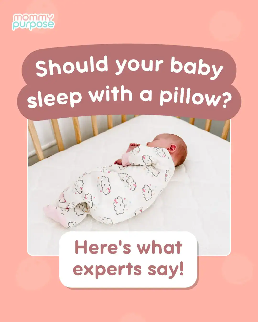 Should Your Baby Sleep With a Pillow? Here is What Experts Say